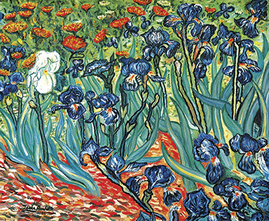 Irises, Study of Van Gogh